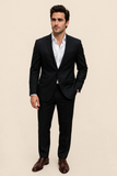 Terno Masculino Slim Liso Gabardine