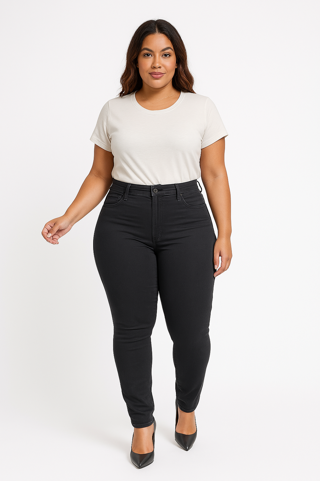Calça Jeans Plus Size Mega Lipo Skinny Tamanho 52