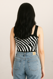Cropped Modal Jacquard Zebra Tuart Tamanho M