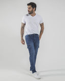 Calça Masculina Jeans Skinny Cargo Tamanho 40