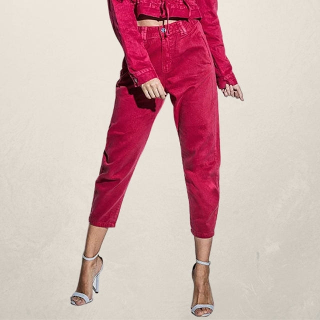 Calça Feminina Mom Jeans Tamanho 42
