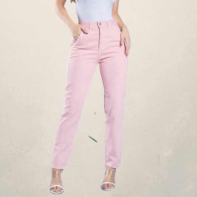 Calça Feminina Mom Rose Tamanho 38